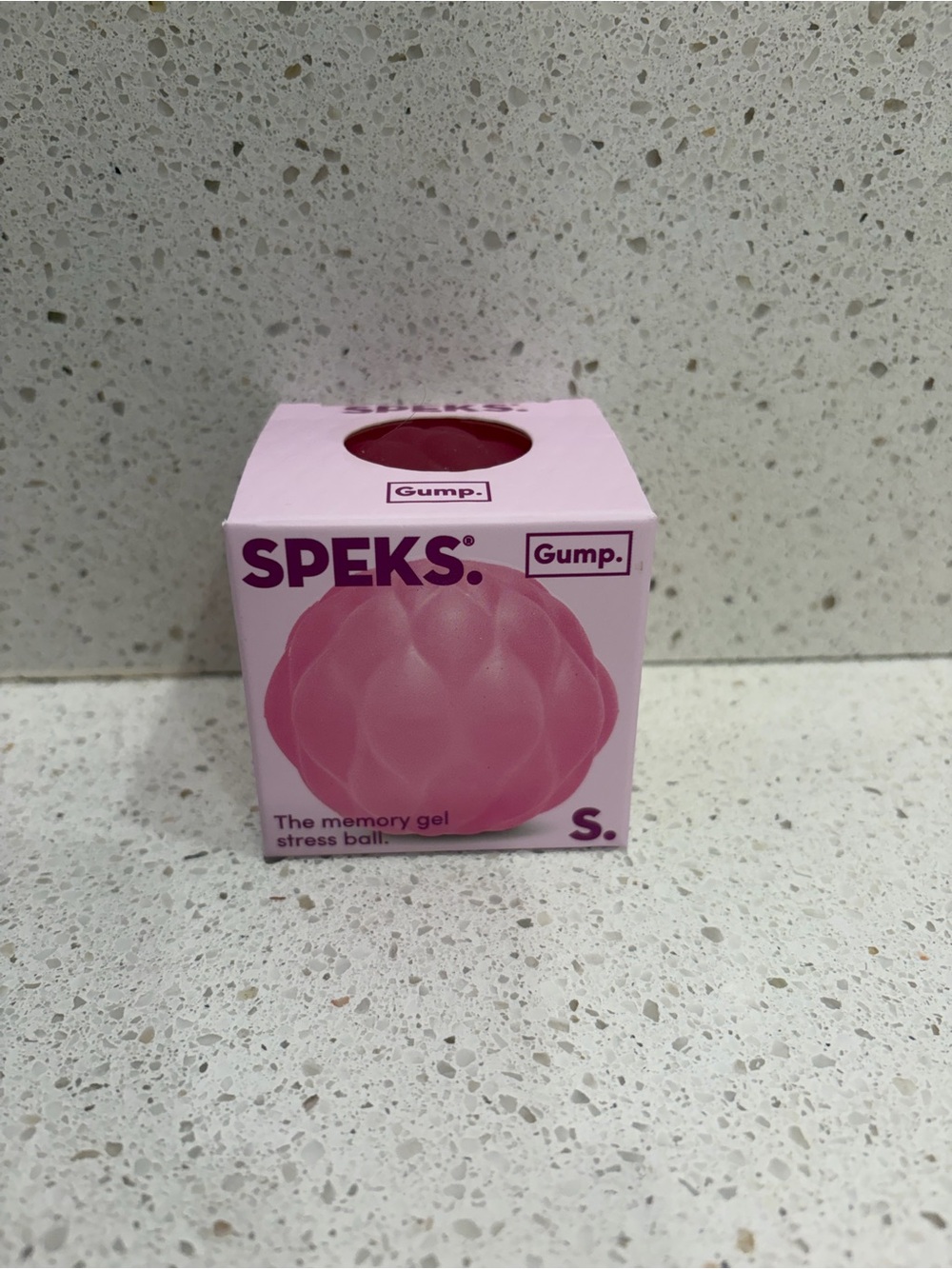 Authentic New SPEKS Gump Surface Moon Jelly Quilt PINK Soft Memory Gel Squishy